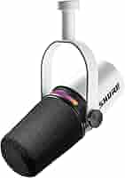 SHURE MV7+ PODCAST MICROPHONE 限定ホワイト Shure MV7+ Podcast Microphone White | Guitar Center